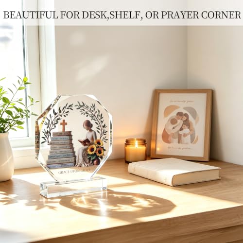 Christian Gifts for Women Birthday 5 Inch Bible Verse Desk Decor