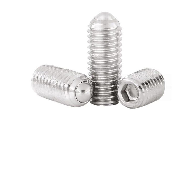 [Australia - AusPower] - M3 × 8mm Stainless Steel Inner Hexagon Ball Head Set Screw Hexagon Spring Ball Point Drive Screw, Pack of 10 M3 x 8mm 