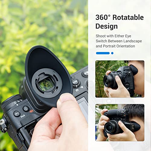 Z8 Z9 Zf Round Rubber Eyecup+Silicone 360 Rotating Extension Oval Eyecup for Z9 Z8 Zf