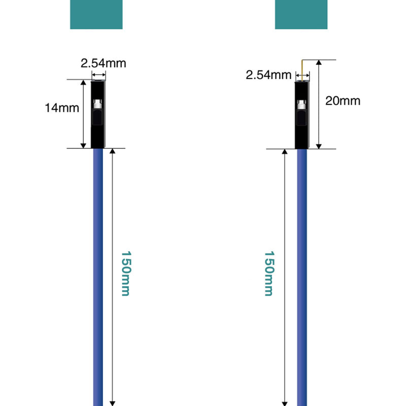 [Australia - AusPower] - Breadboard Jumper Dupont Wire Cable Male to Female Jumper for Arduino Breadboard Dupont Wire Jump Leads (Red, Black, White, Yellow, Green, 20 Each) 