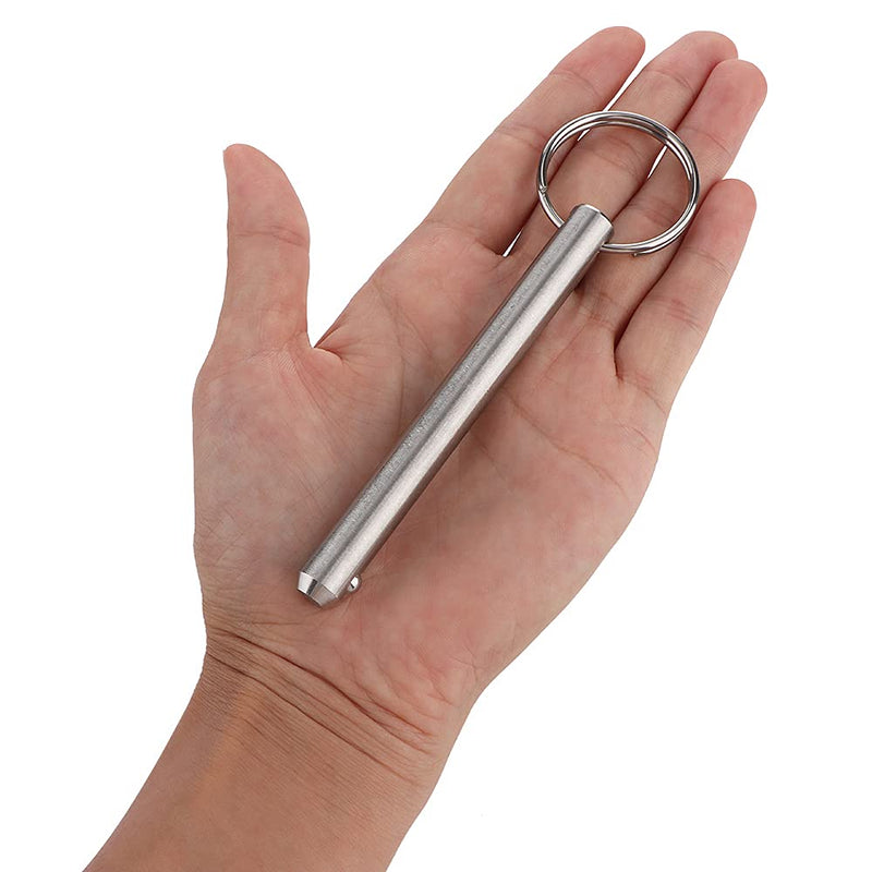 [Australia - AusPower] - 2 Pack Long Quick Release Pin, Diameter 3/8"(9.5mm), Usable Length 3"(76mm), Overall Length 3.6"(92mm), Full 316 Stainless Steel, Bimini Top Pin, Marine Hardware 