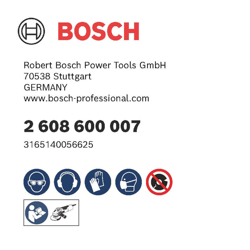 [Australia - AusPower] - Bosch 2608600007 Grinding Disc for Steel, Black, 115 x 4 mm 115 mm 