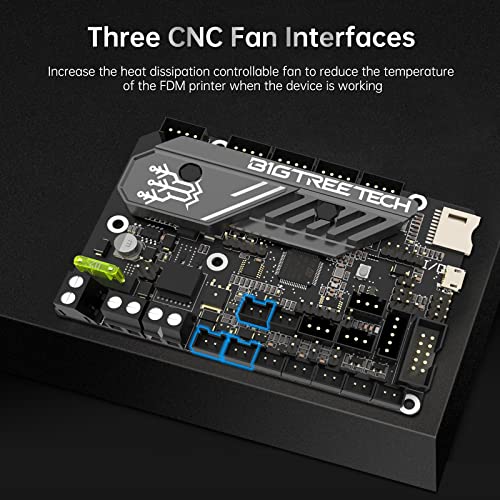 BIGTREETECH SKR Mini E3 V3.0 Control Board with TMC2209 UART Stepper Driver New Upgrade 32Bit Silent Board Compatible Ender3 V2, Ender3 Pro, Ender3 V2 3D Printer(with Cable adapts to ender3 v2 screen)