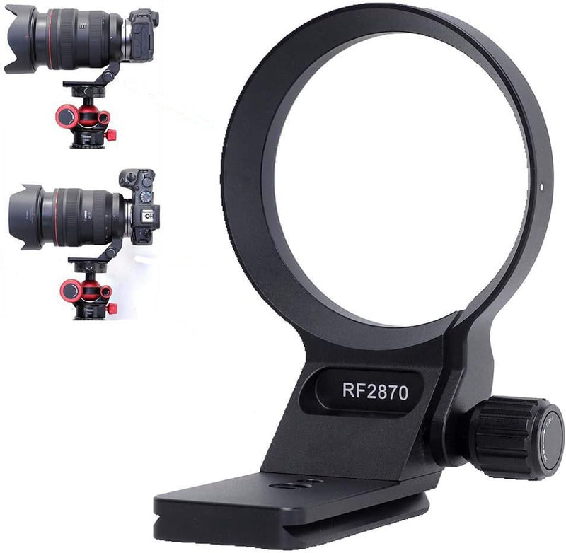 iShoot 74.5mm Metal Tripod Mount Ring Lens Collar Compatible with Canon RF 28-70mm f/2L USM, Lens Support Holder Bracket Bottom is Arca-Swiss Fit Quick Release Plate