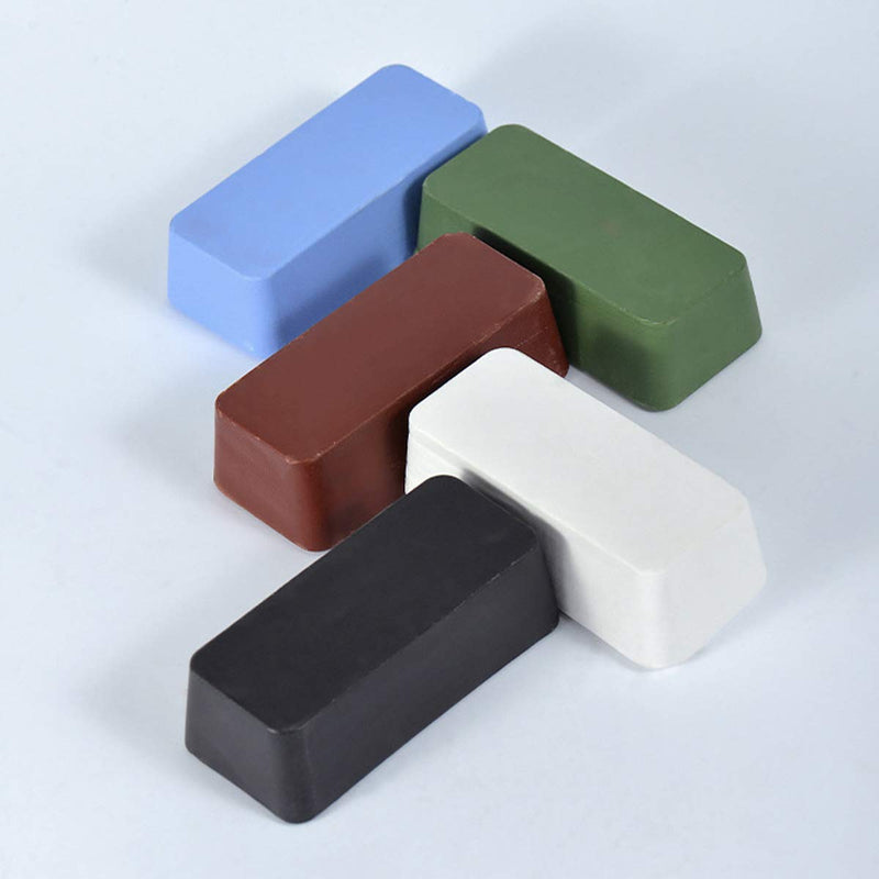 [Australia - AusPower] - Jicyor Polishing Paste, 5 Pieces Kit, Stainless Steel Metal Polishing Wax, Multifunction Abrasive Polish, Professional Polishing Compounds for Honing Knives, Sharpening All Wood Carving Tools, Removal 