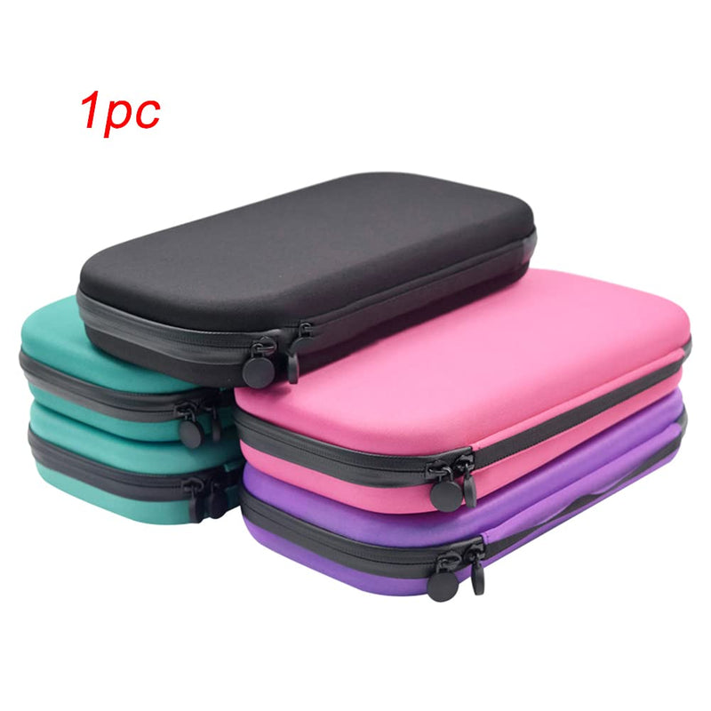[Australia - AusPower] - KASCLINO EVA Hard Stethoscope Case, Stethoscope Storage Box, Multi-Function EVA Carry Storage Organizer Box with Extra Mesh Pockets for Small Accessories, Device NOT Included(Black) Black 