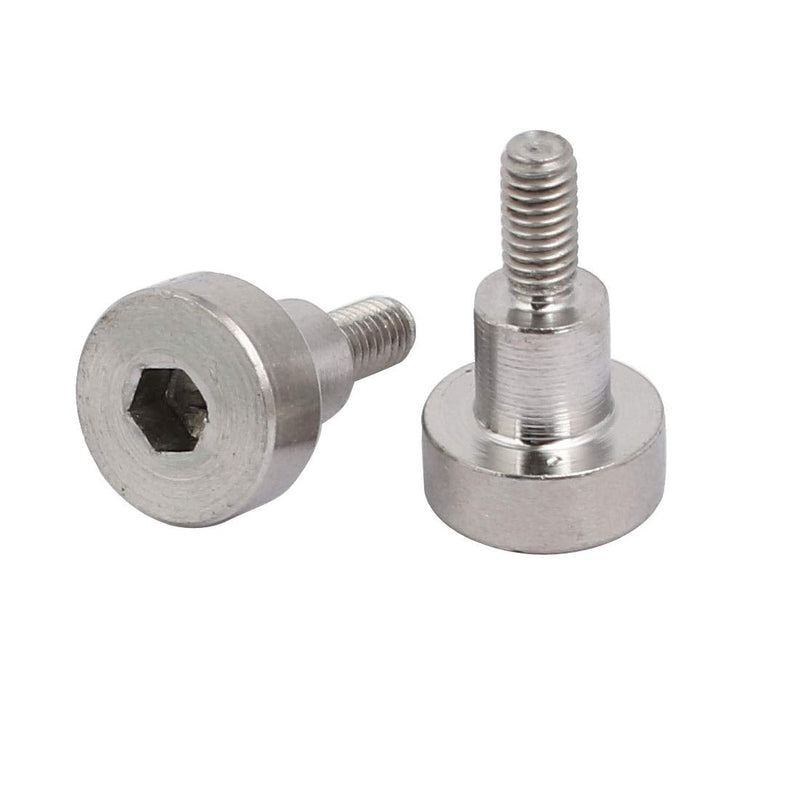 [Australia - AusPower] - uxcell 304 Stainless Steel Hex Socket Shoulder Bolt 5mm Shoulder Dia 5mm Shoulder Length M3 Thread 10PCS 5mm x 5mm x M3 10 