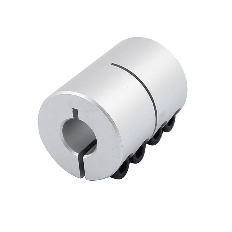 [Australia - AusPower] - uxcell 12.7mm to 14mm Shaft Coupling 45mm Length 32mm Diameter Coupler Aluminum Alloy Joint Motor for 3D Printer CNC Machine DIY Encoder 12.7-14mm 