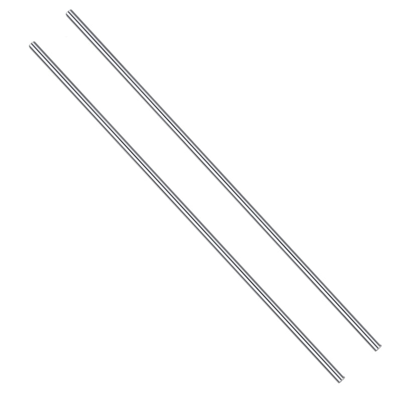 [Australia - AusPower] - 2PCS 8mm x 150mm Steel Rod Linear Rod Motion Shaft for 3D Printer and DIY Craft Tool (150mm, 2) 