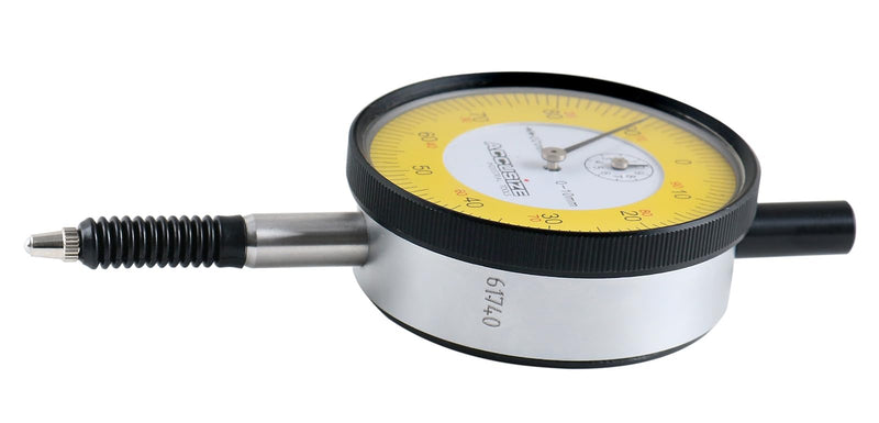 [Australia - AusPower] - Accusize Industrial Tools 0-1mm x 0.01mm Plain Back IP54 Shockproof Metric Dial Indicator Premium Grade, P900-S002 