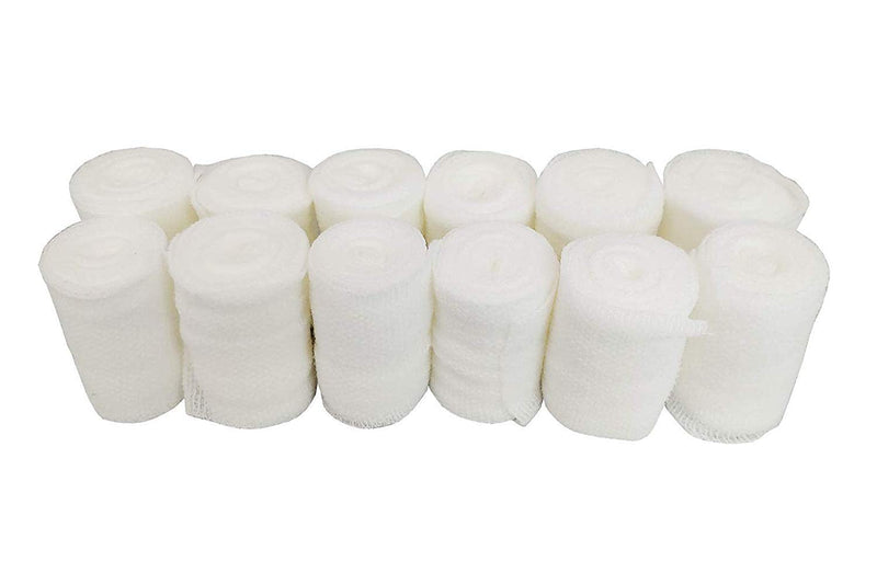 [Australia - AusPower] - CPR Savers and First Aid Supply IMCO Multi-Packed 2 Inch x 4.1 Yards Non-Sterile Stretch Cotton Gauze Bandage Rolls for Injury, Wound, and Trauma (48) 48 