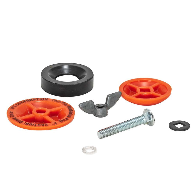 [Australia - AusPower] - EASTMAN 78033 Mechanical Test Plug, Screw and Zinc Nut, ABS EASX1, 2 Inch, Red 