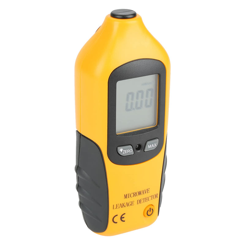 Tiiyee Digital LCD Display Microwave Leakage Detector, HT M2 High Radiation Tester Detector EMF Meter 2450MHz Handheld Sensitivity to and LCD Leak Tools Built in Alarm for Home Microwave Oven Testing