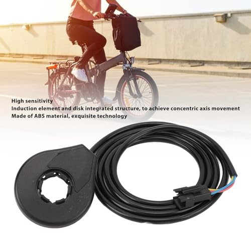[Australia - AusPower] - Electric Pedal Assist Sensor, 12 Magnet Dual Hall PAS System for Conversion Kit Left Side Installation Bicycle Pedal Sensor 
