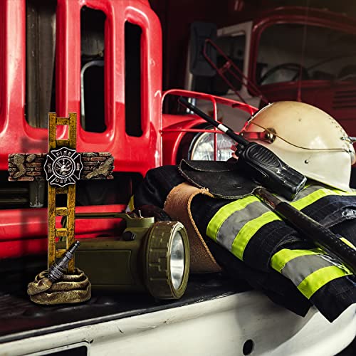 Firefighter Gift Statue, 10 Inch Home Decor Figurine