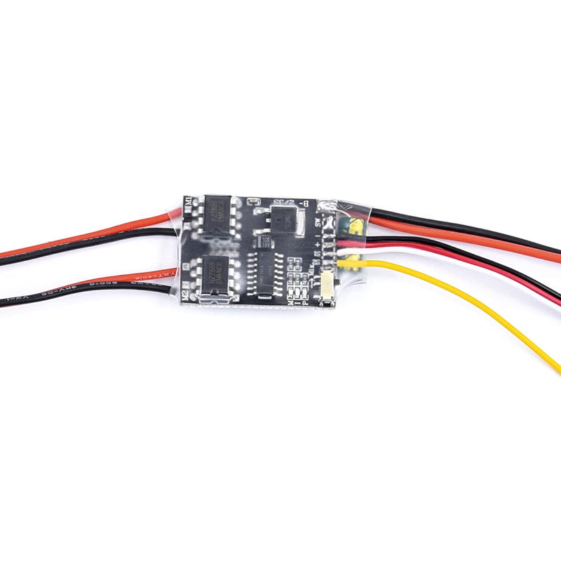 [Australia - AusPower] - Bidirectional 5A ESC Brushed Speed Controller Dual Way ESC 2S-3S Lipo for RC Model Boat/Tank 130 180 Brushed Motor Spare Parts(4PCS) 