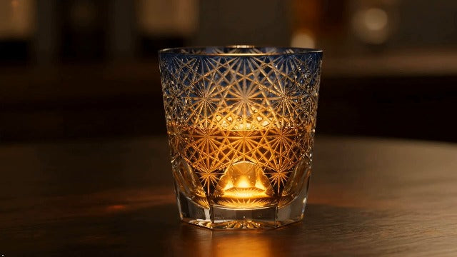 hand-cut Glass crystal cup perfect as a gift suitable for serving cocktails vodka and whiskeycomes with a Luxurious gift box yellow（ 9 once）