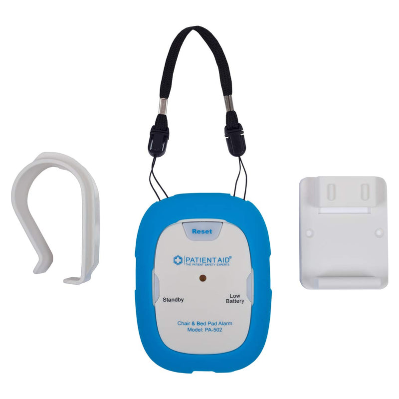 [Australia - AusPower] - Caregiver Alarm & Fall Prevention System with Chair Pad :: Includes Patient Monitor with Rubber Casing, 9V Battery, 3 Mounting Options, Screws & Full Instructions, 1 Yr. Warranty by Patient Aid w/ Rubber Casing 
