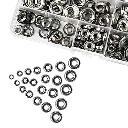 Vosaplk 304 stainless countersunk cup washer assortment set, sizes #4–#16, 295 pieces