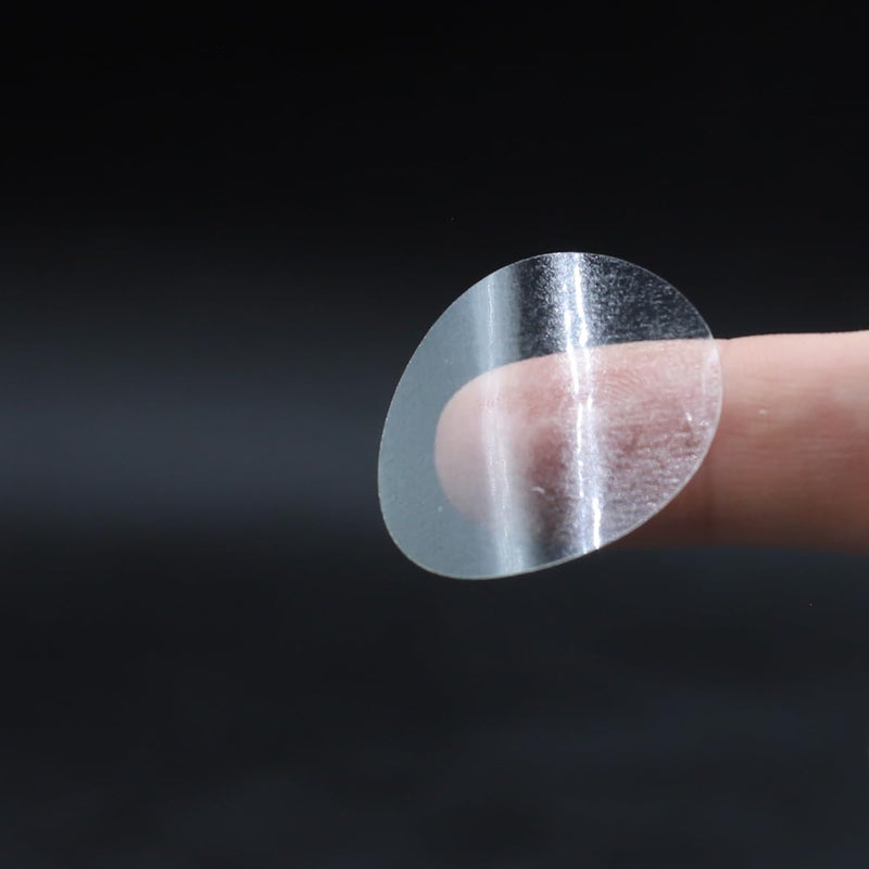 Ultra Clear Retail Wafer Seals for Mailing Packaging 1.25 Inch Round Circle Dots 500 Adhesive Stickers