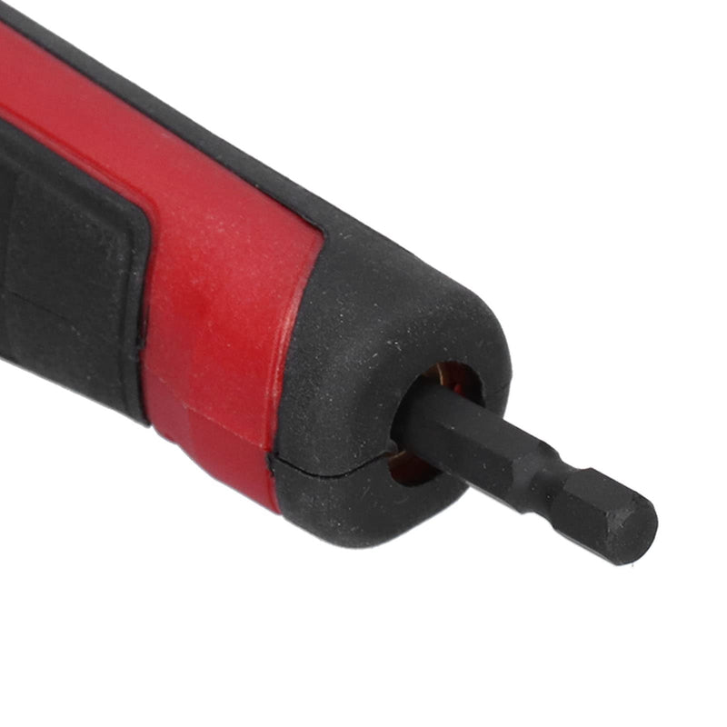 [Australia - AusPower] - Shockwave Right Angle Adapter, Multifunctional Red 90 Degree Impact Driver Drill Adapter Right Angle Drill Attachment Adapter 