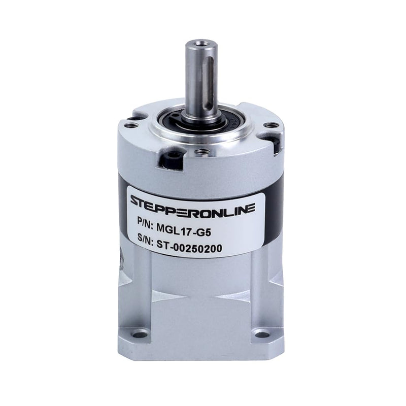 [Australia - AusPower] - STEPPERONLINE MGL Series Planetary Gearbox Gear Ratio 5:1 Backlash 30arc-min for 5mm Shaft Standard Nema 17 Stepper Motor 