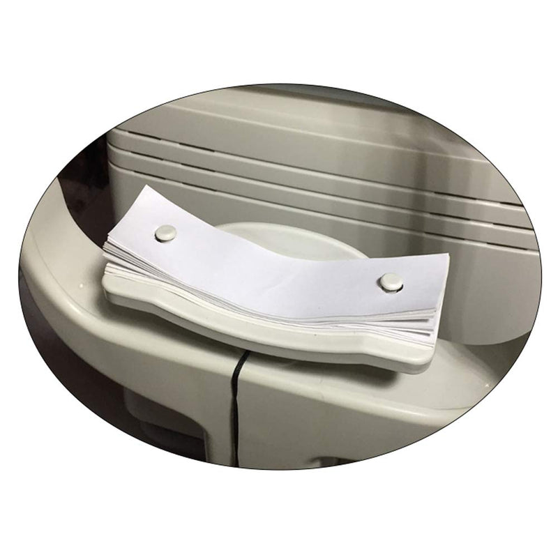 [Australia - AusPower] - 1 Pack Approx 300 Sheets Universal Chin Rest Paper for Ophthalmic Equipment for Auto Refractometer and Auto Perimeters (33 x 130 mm, White) 