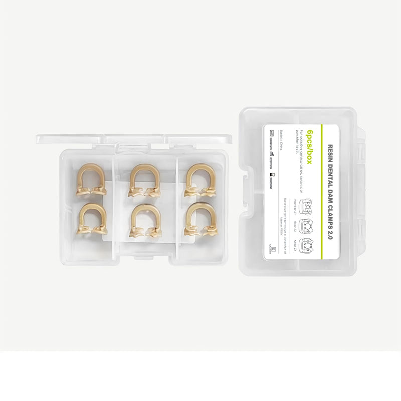 [Australia - AusPower] - Dental Rubber Dam Clamps Resin Rubber Barrier Clip Dental Endodental Rubber Dam Holder Autoclavable Dental Dentist Tools 