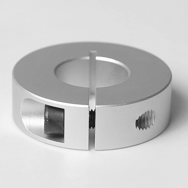 [Australia - AusPower] - 6mm Shaft Collar Aluminum Shaft Locking Collar, 6mm Bore Size, 20mm OD, with M4 Set Screw, 10mm Thickness (Pack of 4) 