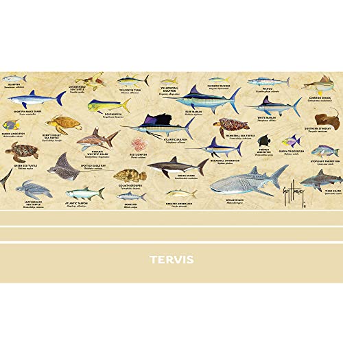 Tervis 20oz Stainless Steel Tumbler | Guy Harvey® - Charts