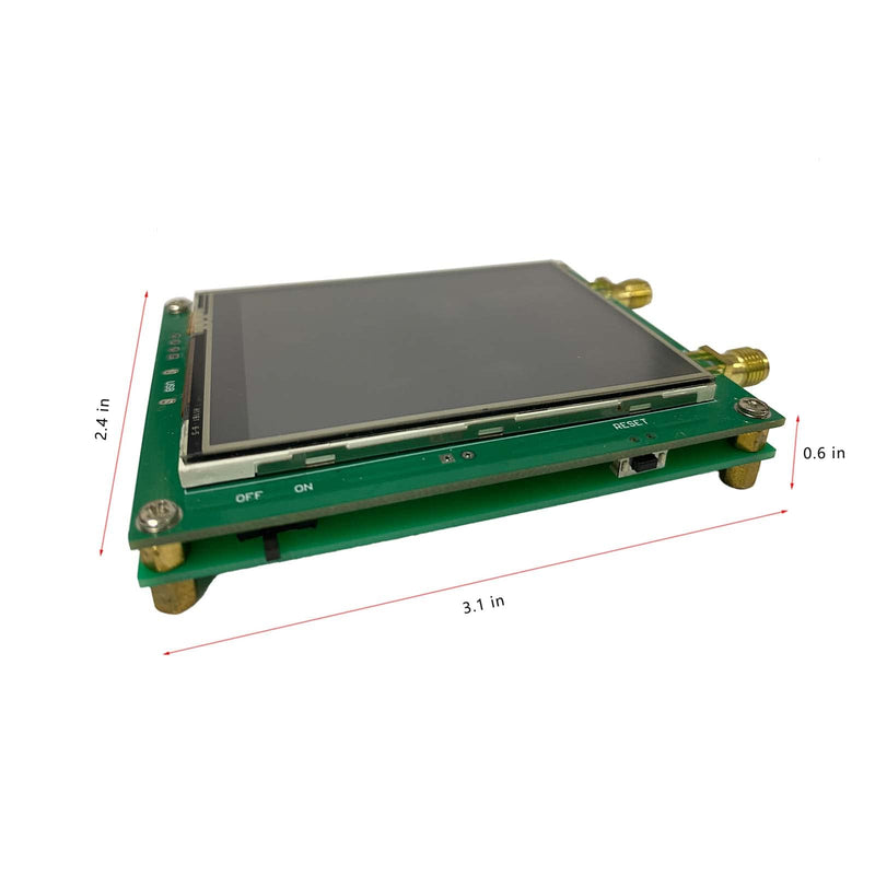 [Australia - AusPower] - Upgraded MAX2870 Rf Signal Generator Source 23~6000Mhz High Precision Frequency 2.8 inch Touching Screen Single Point Sweep Mode Data Cable SMA Female Counter-Control RF Grn6 