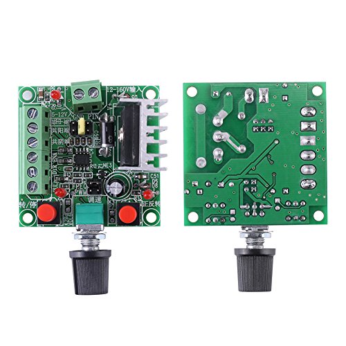 PWM/Frequency Pulse Signal Generator Module Adjustable Stepper Motor Drive Controller Board with Jumper for Simple Speed and Reversing Regulation