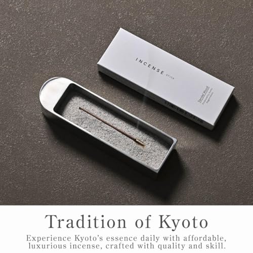 Kyoto Agarwood Incense Sticks - Japanese Temple Aroma, Ideal for Relaxation & Meditation, Approx. 60 Sticks (0.044 Pounds) - Premium Quality Incense for Spiritual & Home Use Nagomikobo