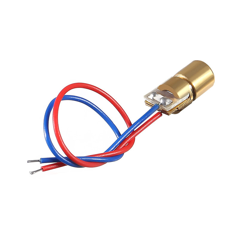 [Australia - AusPower] - 30pcs 5V 650NM 5Mw Red Dot Laser Head Red Laser Diode Laser Tube 6mm with Leads Head (30PCS) 