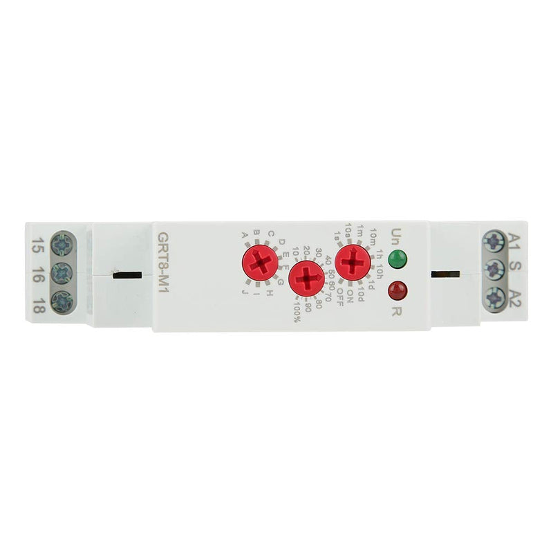 12V-240V Time Delay Relay, Timer Relay, Multifunction Time Relays, with 10 Functions Rail Mount AC DC, for LED Turn Signal, Home