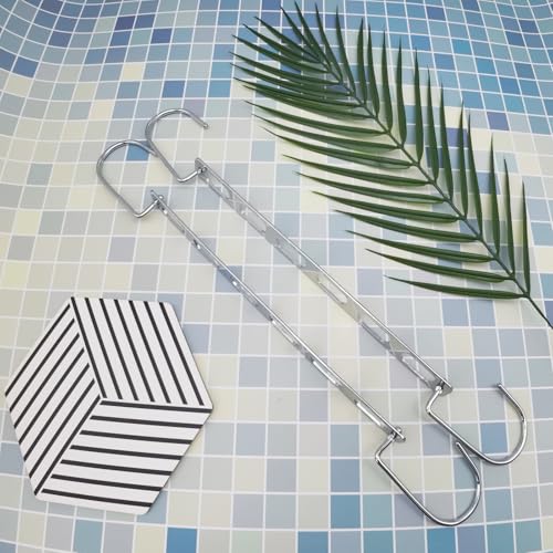 12 Pieces Space Saving Metal Collapsible Hangers for Heavy Clothes, Closet Space Savers Metal Hanger Organizer for Dorm, Room Essentials Storage 12PCS