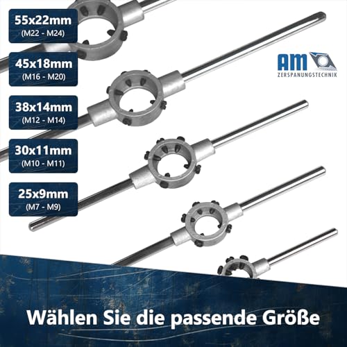 Die Holder 38 x 14 mm | PRO Thread Die Holder DIN225 | Choice of Different Holders (Diameter 38 x 14 mm) Ø38x14 mm