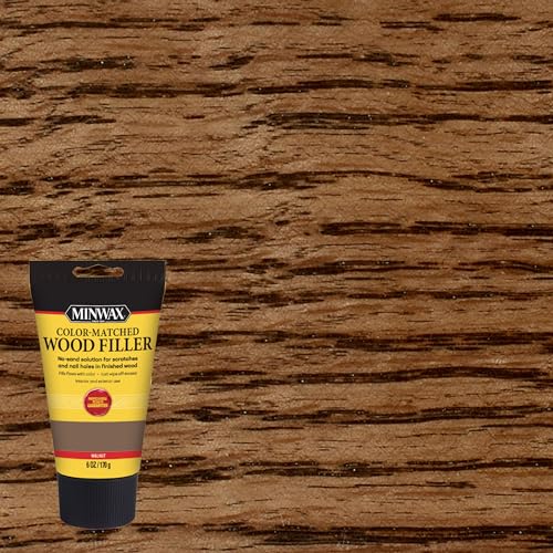 Minwax Walnut Color-Matched Wood Filler, two 6 oz containers
