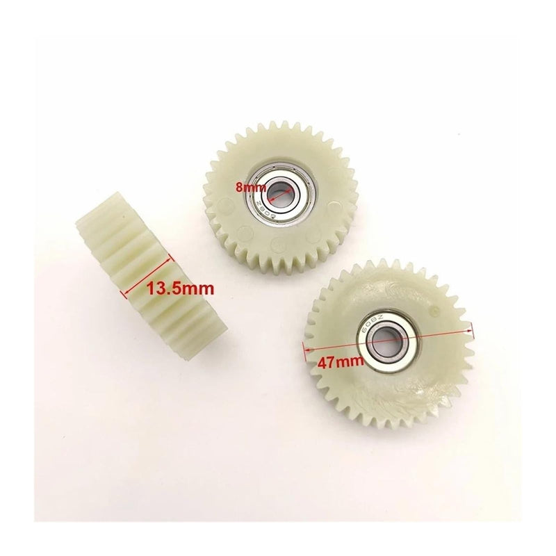 [Australia - AusPower] - 47.5x13.5mm 36T Planetary Gear with 8mm Bearings - Nylon Wheel Hub Gear for Bafang Motors, Durable E-Bike Parts 3pcs 36T 