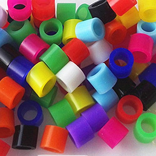 [Australia - AusPower] - 160Pcs/Box Dental Color Code Rings Medical Grade Silicone Material Mixed Colorfull 