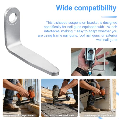 Pneumatic Tool Rafter Hook Hanger,Nail Gun Hook for Senco PC0350 (4 pcs) 4