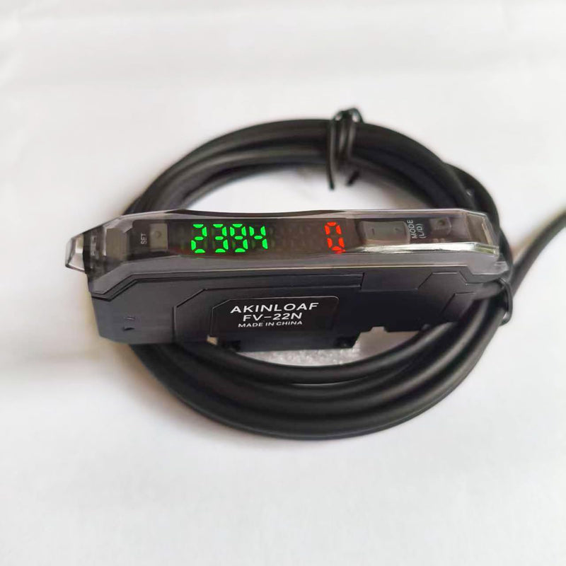 [Australia - AusPower] - FV-22N Fiber Optic Amplifier, Fiber Optic Sensor Proximity Switch; Long Distance Optical Communication Diffusion Induction photoelectric Switch; Comes with Instruction Manual Regular FV-22N 1 