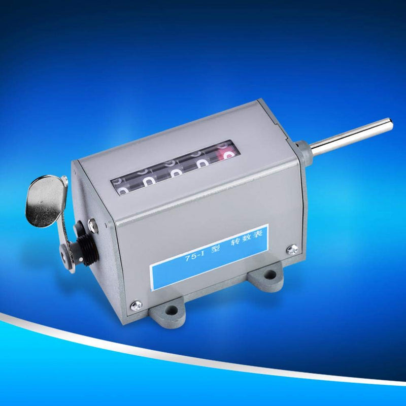 [Australia - AusPower] - Yoidesu Revolution Table Revolution Counter 75-I 5 Digits Display Mechanical Resettable Rotary Revolution Counter 