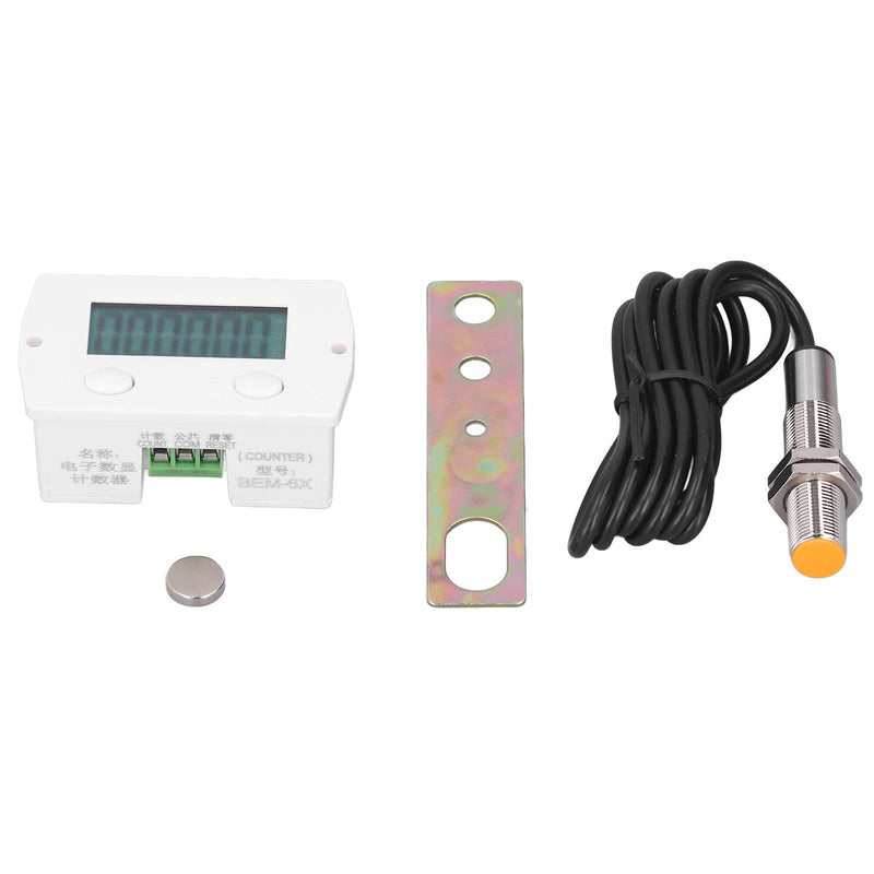 [Australia - AusPower] - Digital Counter Digital Display Stroke Rate 6 Induction 0 99999 LCD Digital Tally Frequency Counter 