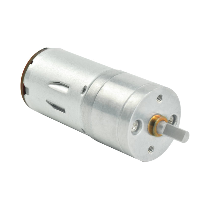 [Australia - AusPower] - 2Pcs Gear Motor with Encoder DC 12V 100RPM Gear Ratio 1:45 D Shaft Metal Encoder Gear Motor Silver for Smart car/Robot RC Model DIY Engine 