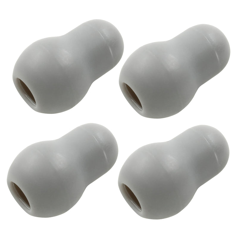 [Australia - AusPower] - Hitefu 4PCS Stethoscope Ear Tips Replacement Silicone Earbuds, Universal Silicone Earplugs for Stethoscope, Stethoscope Spare Parts, Gray 