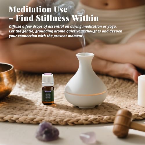 Essential Oils Set for Sauna, Meditation & Diffusers, 8 x 5 ml