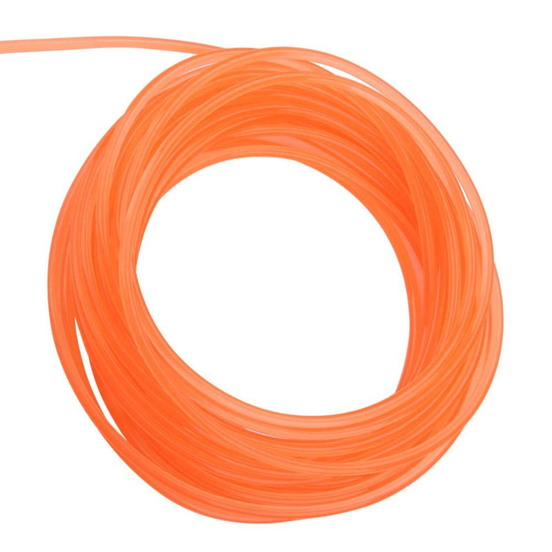 [Australia - AusPower] - High Performance Round Belting, PU Belt Polyurethane Round Belt for Drive Orange (6mmx10m) 6mmx10m 