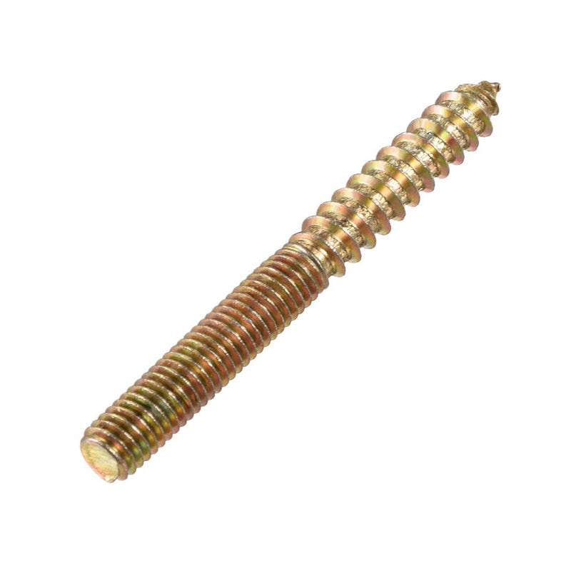 [Australia - AusPower] - uxcell M8 Hanger Bolts Length 3"(75mm) Double Headed Bolts Self-Tapping Screw 8mm Wood Joint Furniture Legs 10pcs M8x75mm 10 