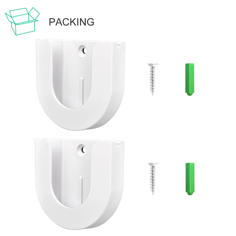 [Australia - AusPower] - 2 Pack Wall Mount for Blink Mini Indoor Camera,Strong Adhesive Camera Mount Base for Blink Mini Indoor Camera,Two Ways Easy Installation, No Drilling or Screw Secured Fixed (Camera not Included) 